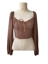 Load image into Gallery viewer, Choco Crop Top