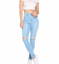 Load image into Gallery viewer, HoK Distressed Skinny Jean
