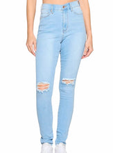 Load image into Gallery viewer, HoK Distressed Skinny Jean
