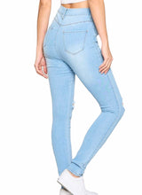 Load image into Gallery viewer, HoK Distressed Skinny Jean
