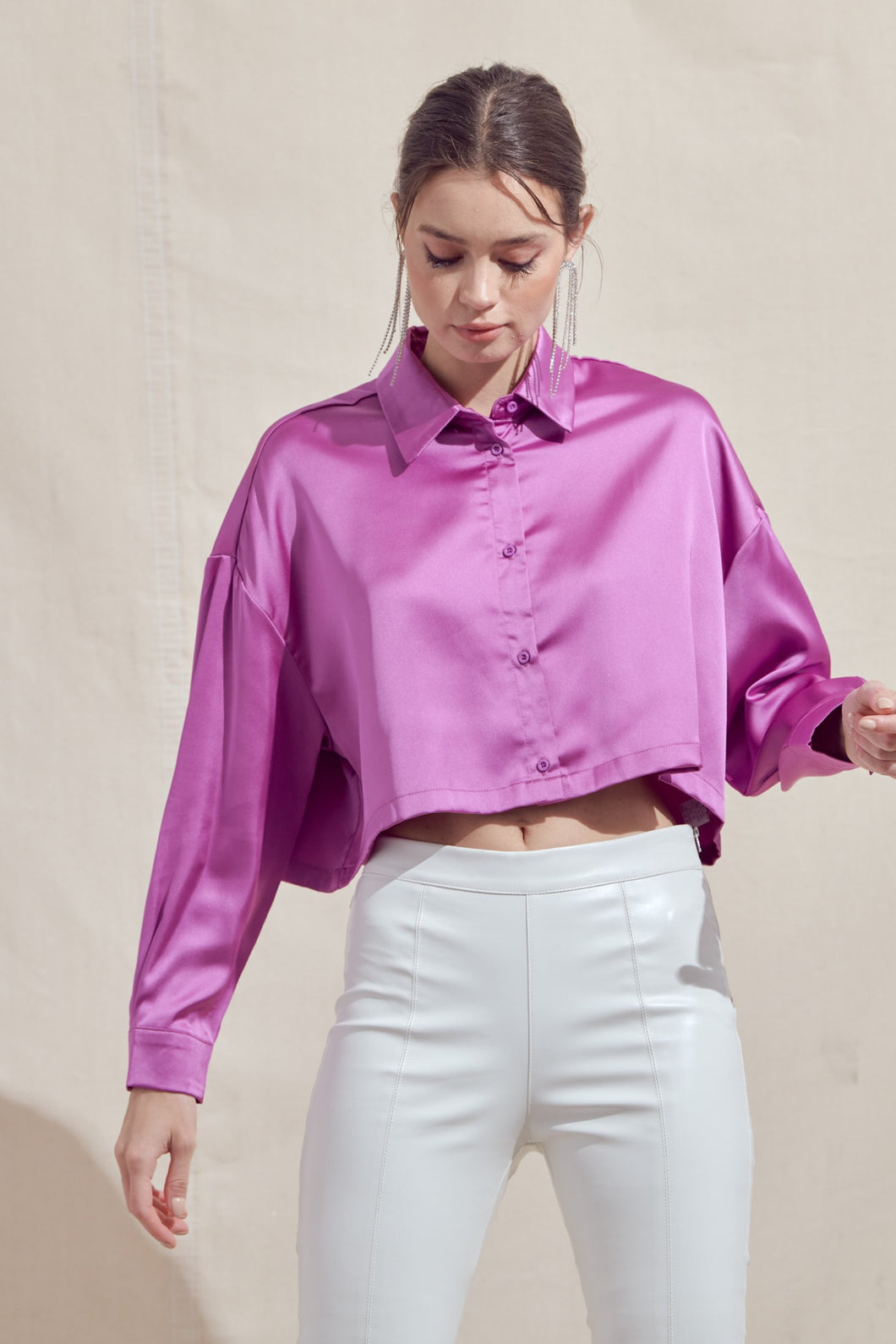 Nora Satin Blouse