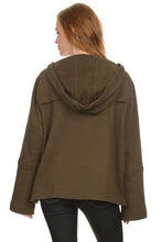 Load image into Gallery viewer, Army Oversize Lace Pullover
