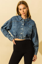 Load image into Gallery viewer, Mia Crop Denim Jacket
