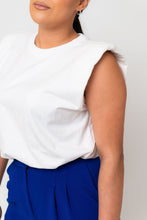 Load image into Gallery viewer, The Shoulder Pad Tee Shirt
